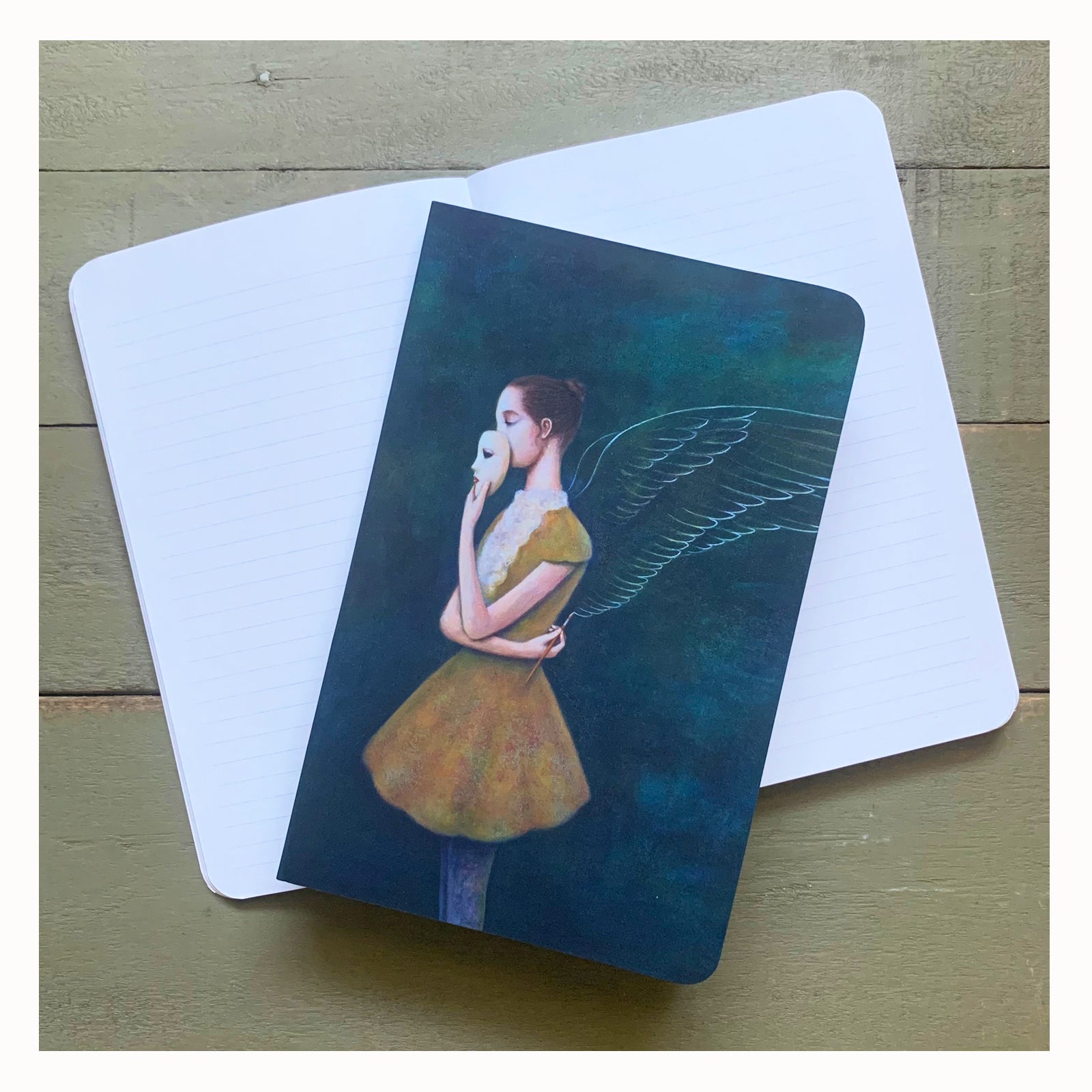 Duy Huynh journals / notebooks at Lark and Key art gallery, Charlotte NC. Online shopping and locally by appointment.
