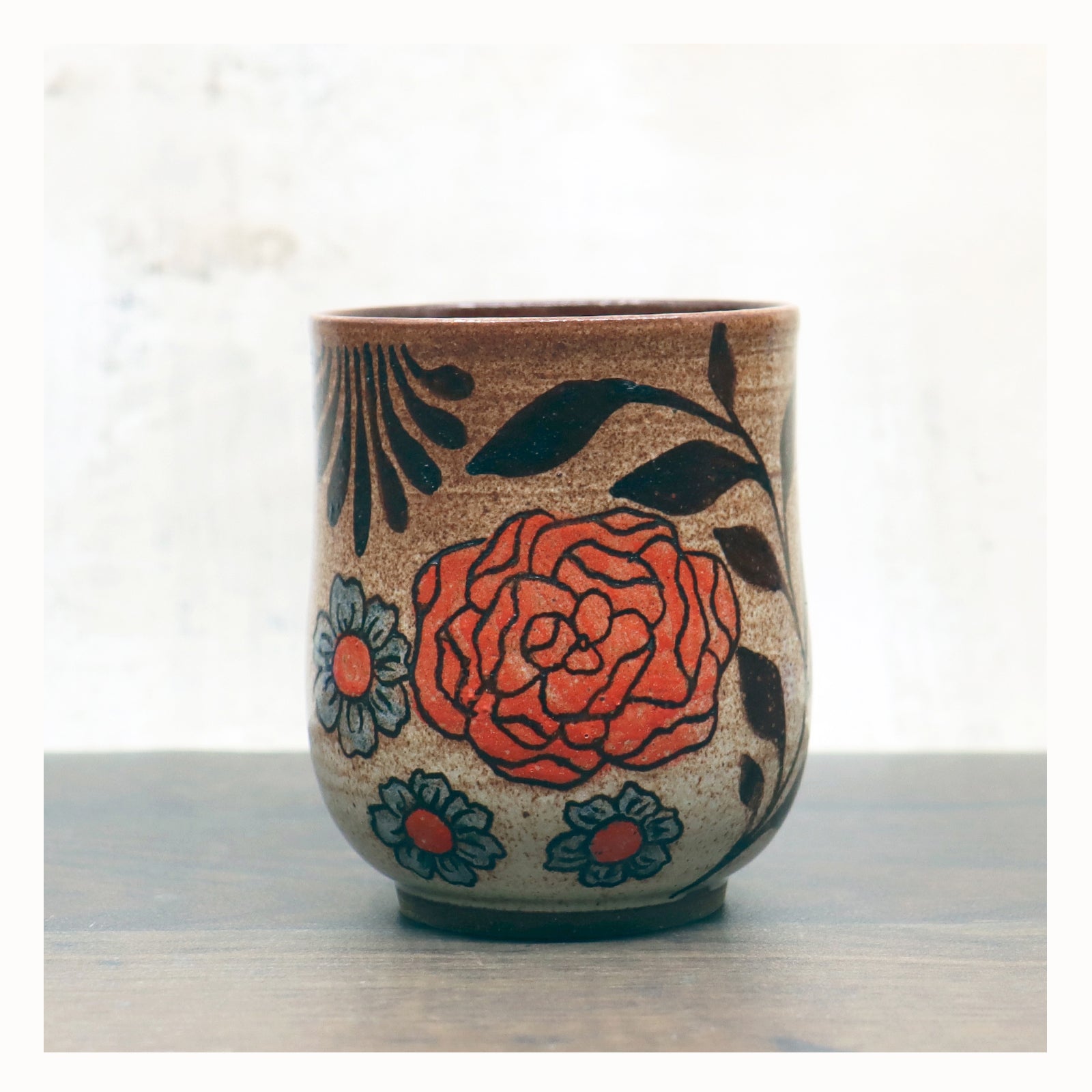 Off Menu Pots, handmade functional ceramics with botanical and decorative illustrations, at Lark & Key. Shop online or locally by appointment (Charlotte NC).