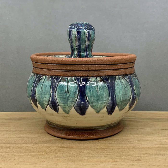 Blue Petals Jar