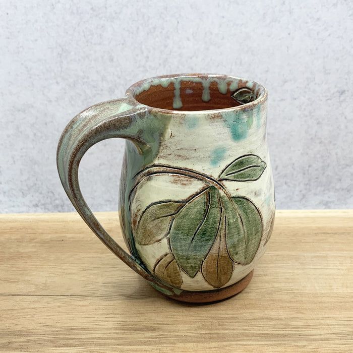 Handmade ceramic mug  by Molly Lithgo. Made in North Carolina.