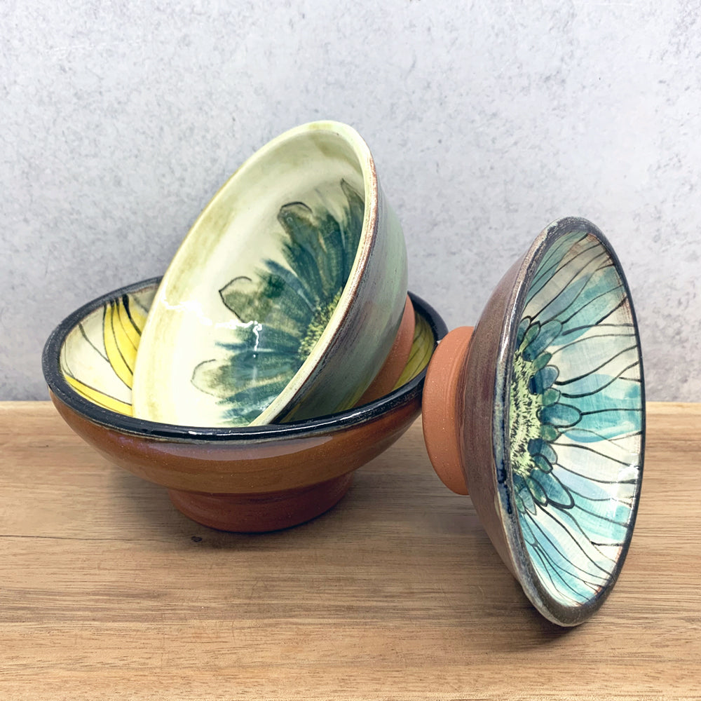 Small handmade ceramic bowls by Molly Lithgo.