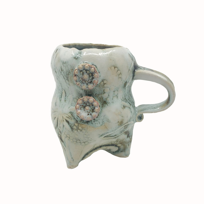 Small Floral Button Cup 2