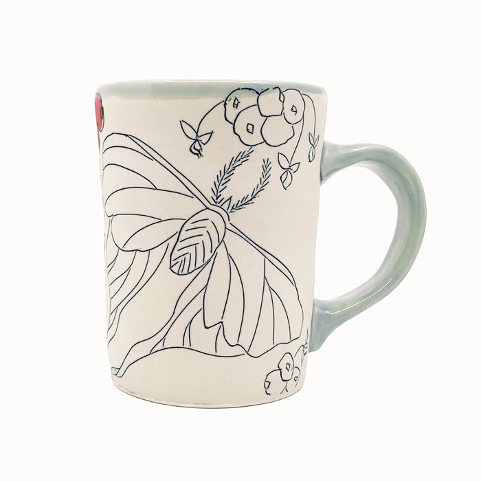 Luna Moth & Berries Mug