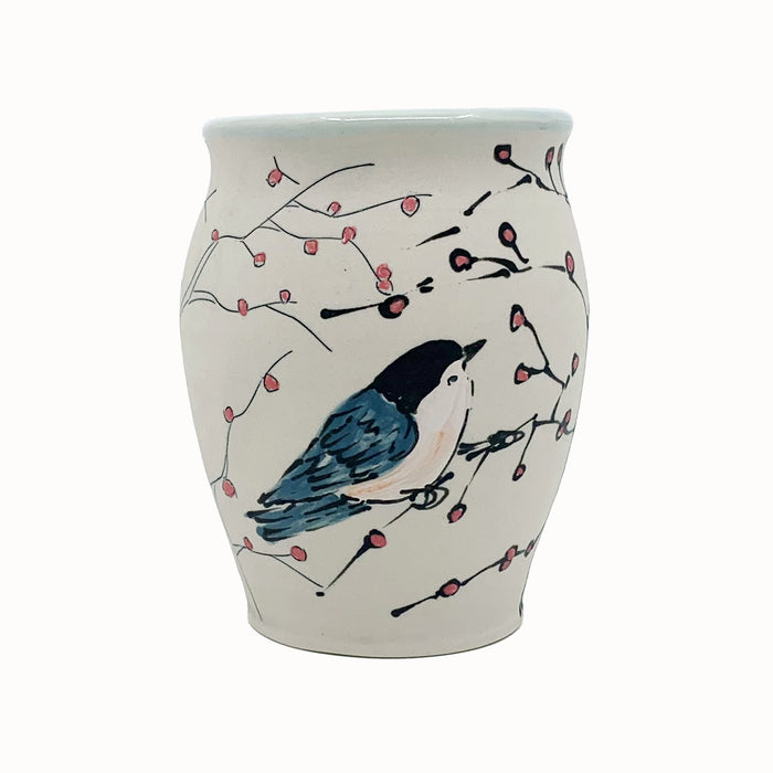 Backyard Birds Vase