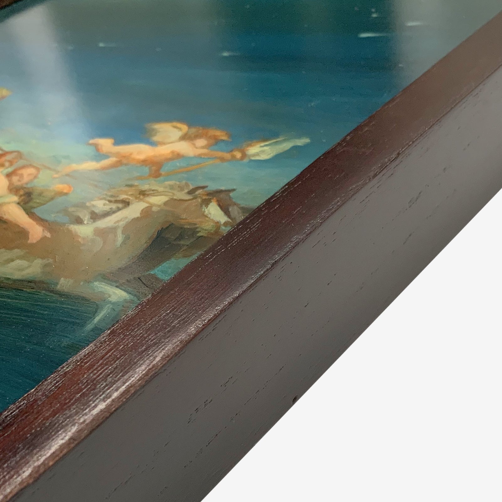 "Bringing the Dawn" by Wendy Rouse, inspired by “Aurora” painted by Guido Remi in 1614. Frame detail view.