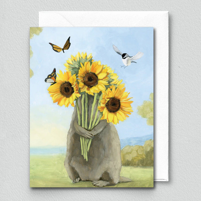 Sunflowers (groundhog)